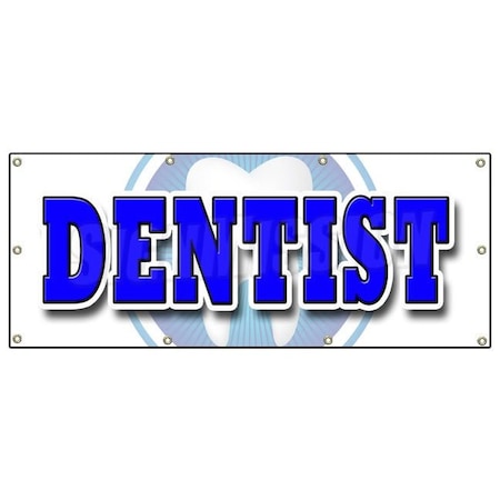 Signmission DENTIST BANNER SIGN dental false teeth no appointment cleaning dds B-96 Dentist